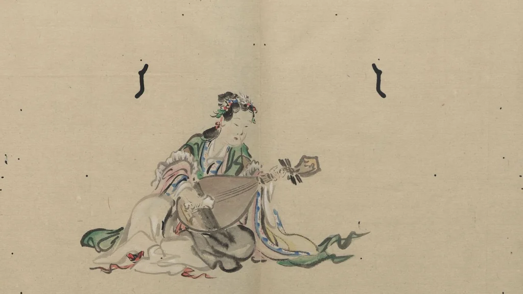 An illustration from Sketch book (Funpon 粉本), leaf 20
