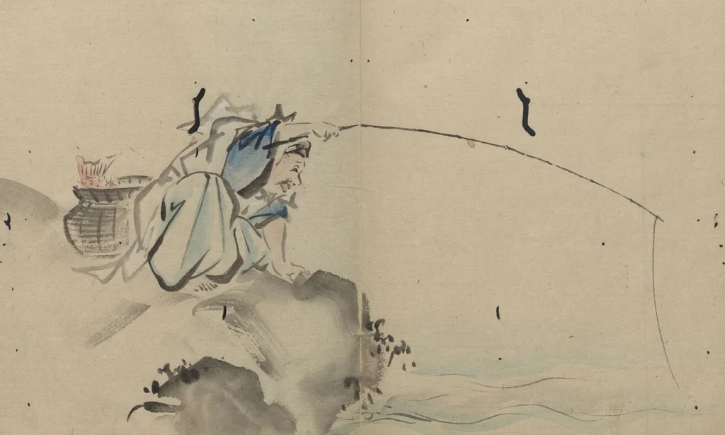 An illustration from Sketch book (Funpon 粉本), leaf 21