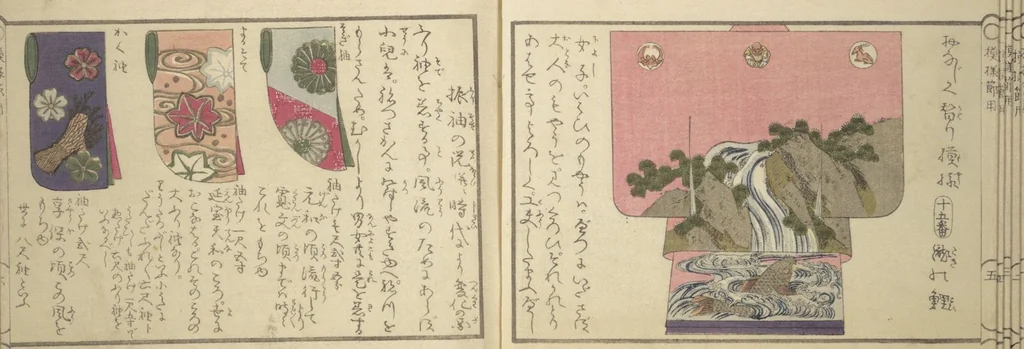 An illustration from Compendium of Designs (Tekagami moyō setsuyō), 1820, leaf 11