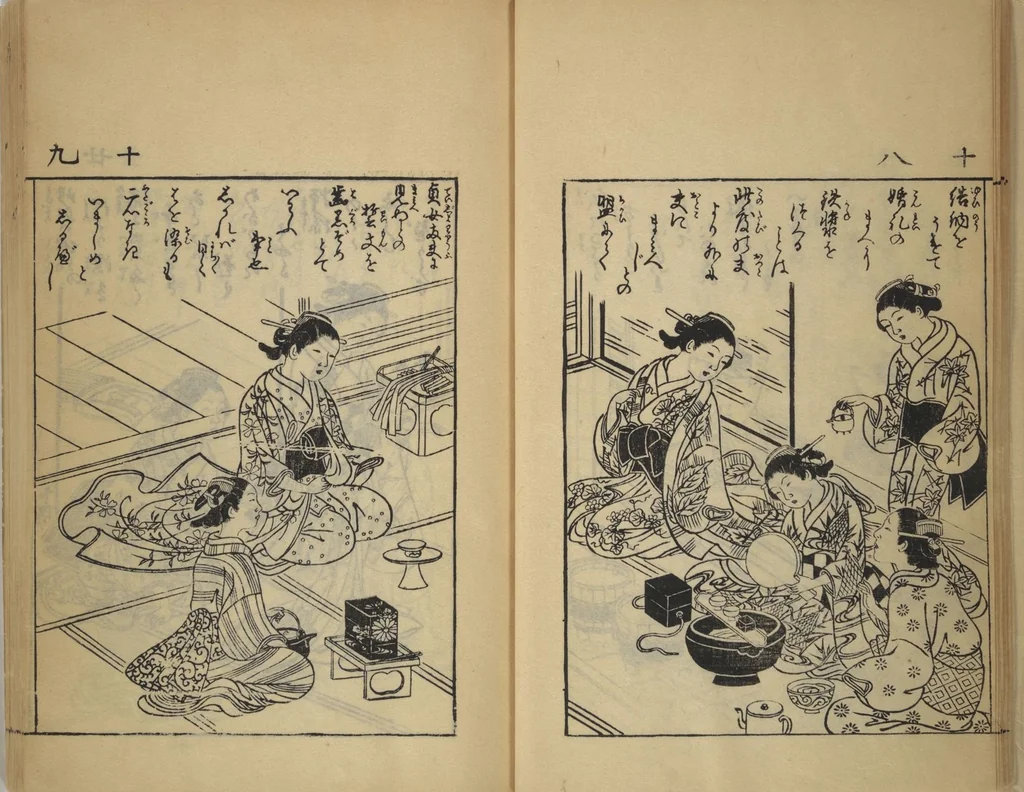 An illustration from Compendium on Osaka Publications (A Book of Reproductions of Osaka Prints and Text), leaf 14