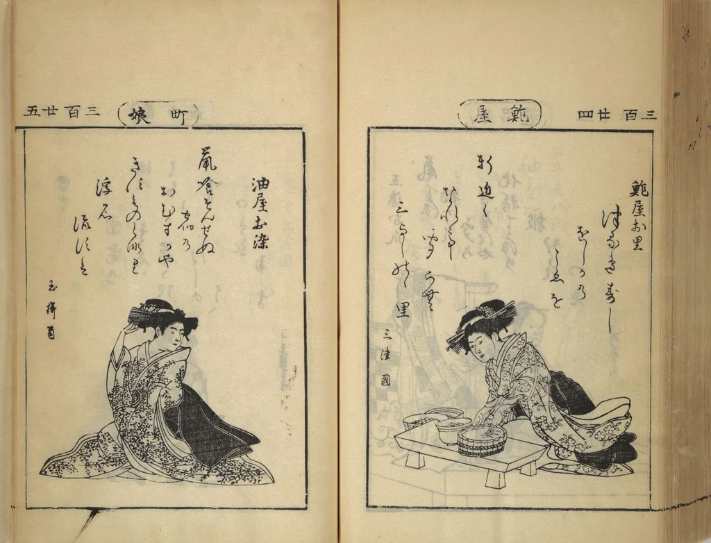 An illustration from Compendium on Osaka Publications (A Book of Reproductions of Osaka Prints and Text), leaf 166