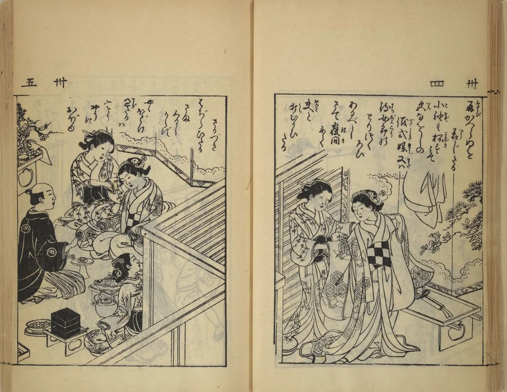 An illustration from Compendium on Osaka Publications (A Book of Reproductions of Osaka Prints and Text), leaf 22