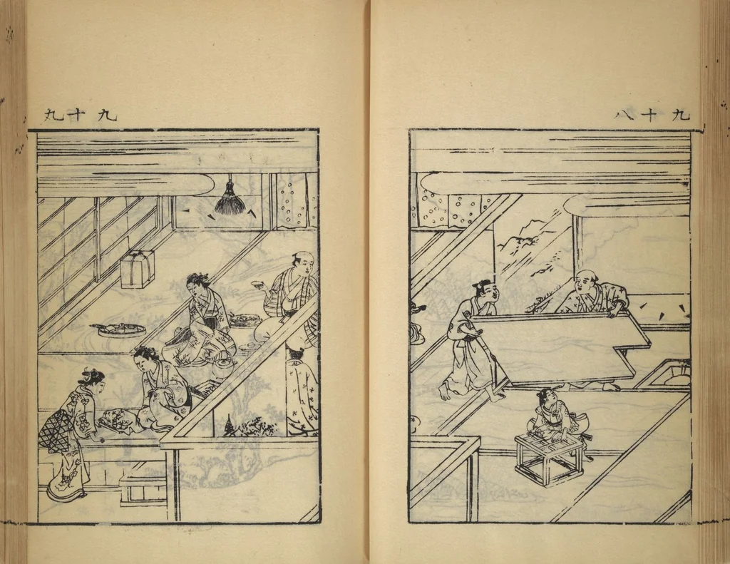 An illustration from Compendium on Osaka Publications (A Book of Reproductions of Osaka Prints and Text), leaf 54