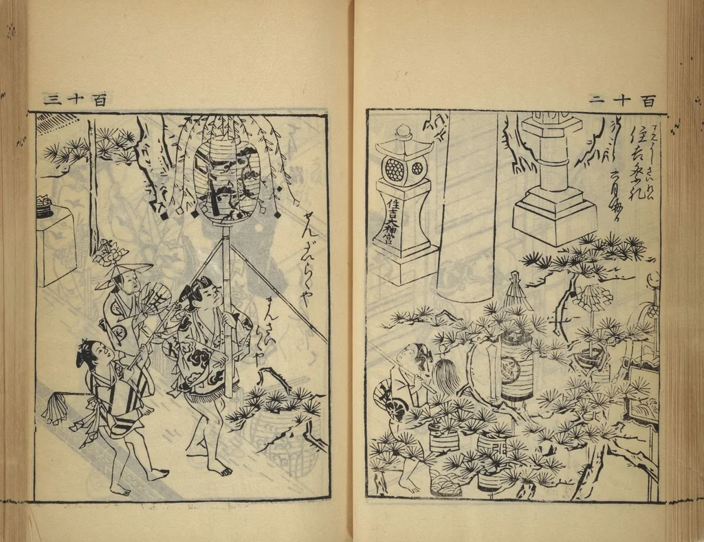 An illustration from Compendium on Osaka Publications (A Book of Reproductions of Osaka Prints and Text), leaf 61