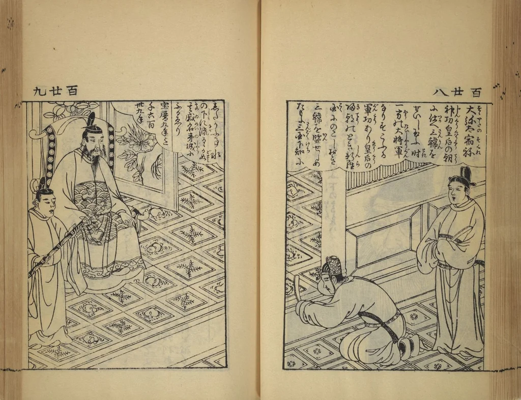 An illustration from Compendium on Osaka Publications (A Book of Reproductions of Osaka Prints and Text), leaf 69