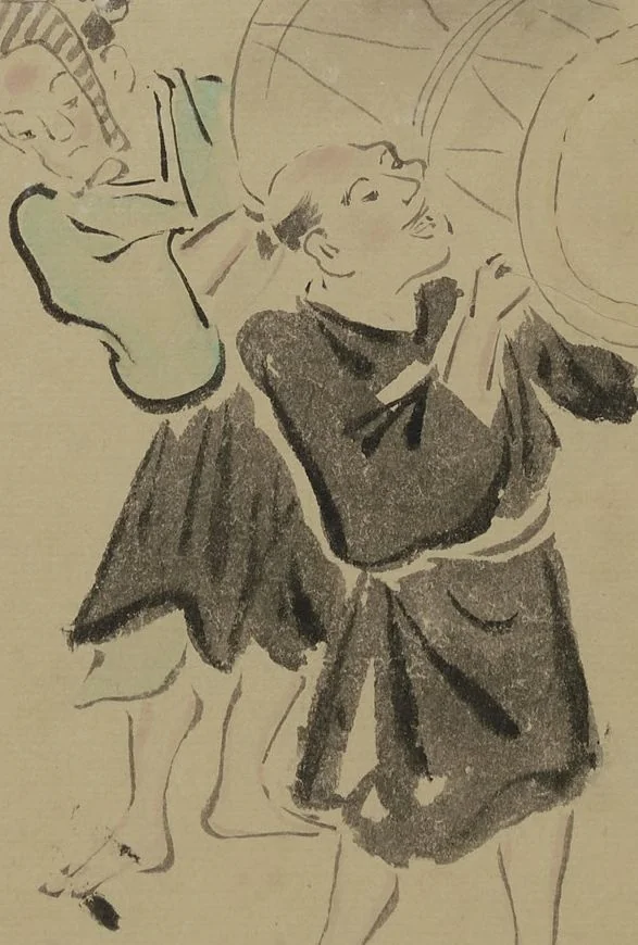 An illustration from Album of Sketches, leaf 4