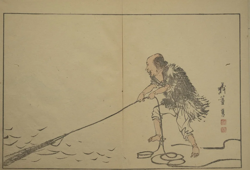 An illustration from A Garden of Pictures by Kyoto Artists (Keijō gaen), 1814, leaf 3