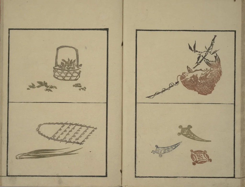 An illustration from Vol. 1 of 5, Various Pictures by Keisai (Keisai soga), 1815, leaf 14