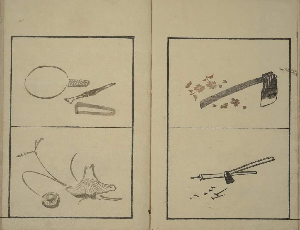 An illustration from Vol. 1 of 5, Various Pictures by Keisai (Keisai soga), 1815, leaf 15