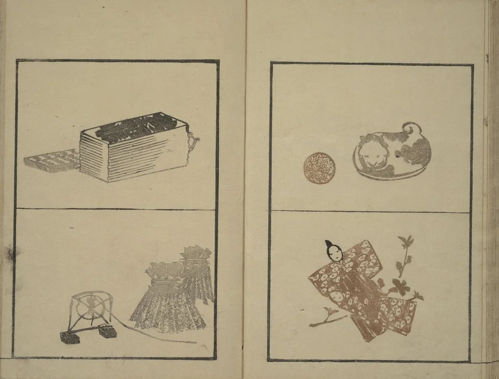 An illustration from Vol. 1 of 5, Various Pictures by Keisai (Keisai soga), 1815, leaf 16