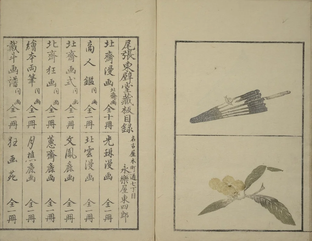An illustration from Vol. 1 of 5, Various Pictures by Keisai (Keisai soga), 1815, leaf 25