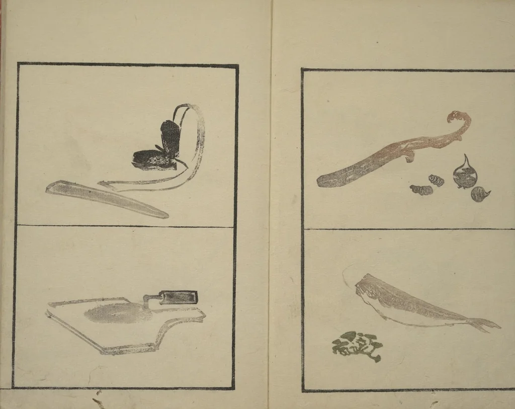 An illustration from Vol. 1 of 5, Various Pictures by Keisai (Keisai soga), 1815, leaf 5