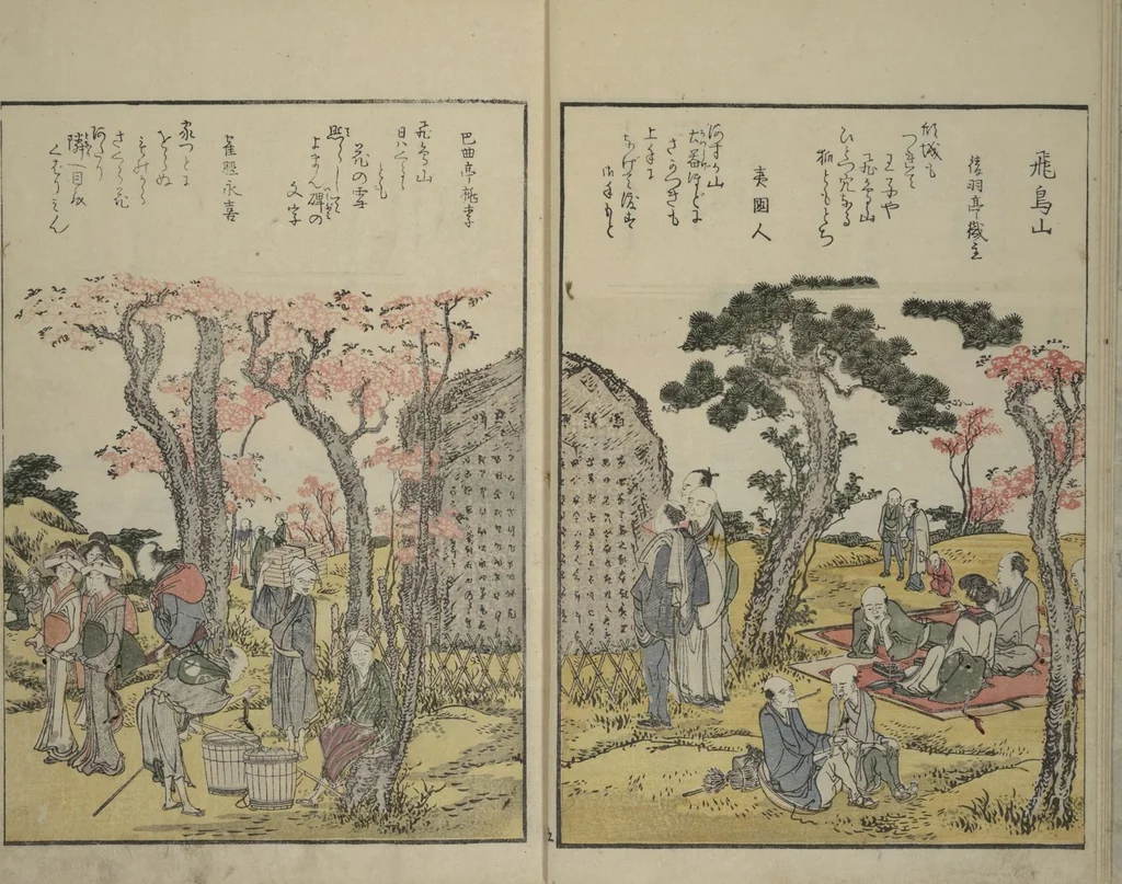 An illustration from Fine Views of the Eastern Capital at a Glance (Tōto meisho ichiran) : [volume 1], 1800, leaf 7