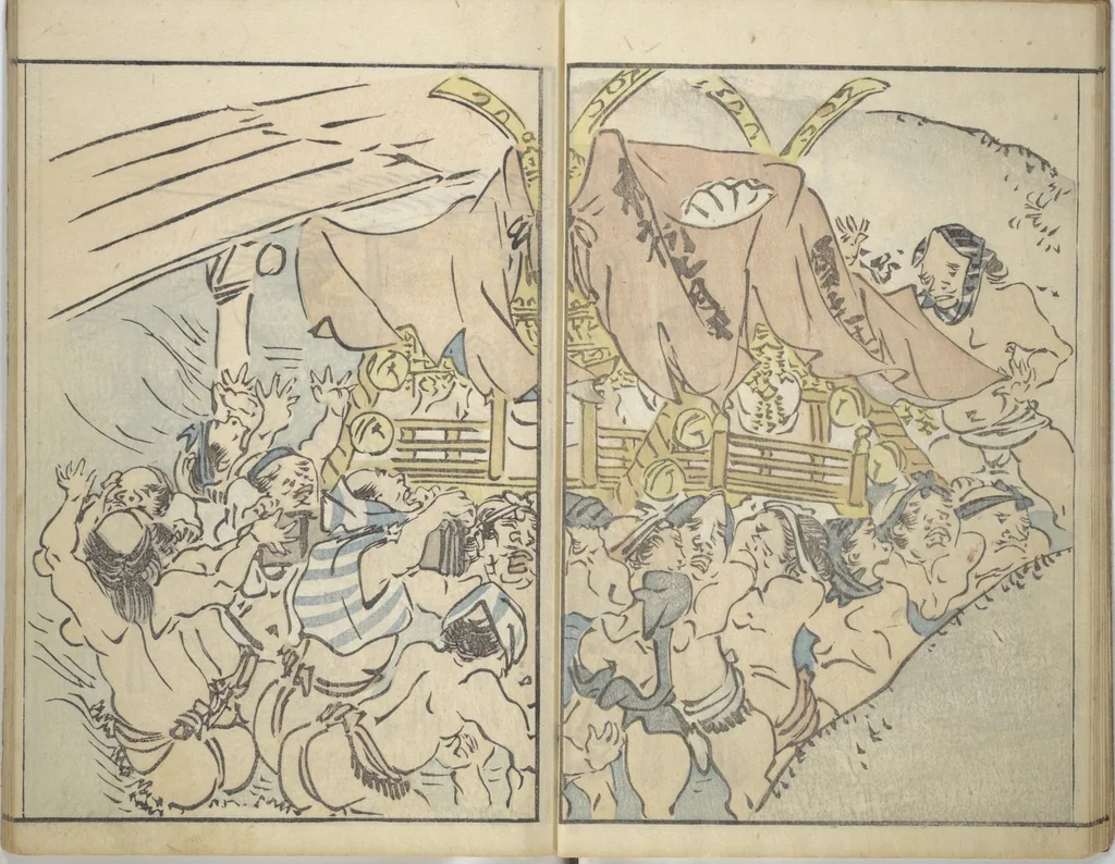 An illustration from The Nantei Picture Album, Supplementary Volume (Nantei gafu kōhen) : [volume 4], 1826, leaf 11