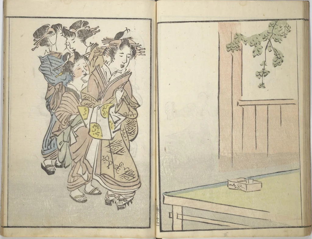 An illustration from The Nantei Picture Album, Supplementary Volume (Nantei gafu kōhen) : [volume 4], 1826, leaf 26