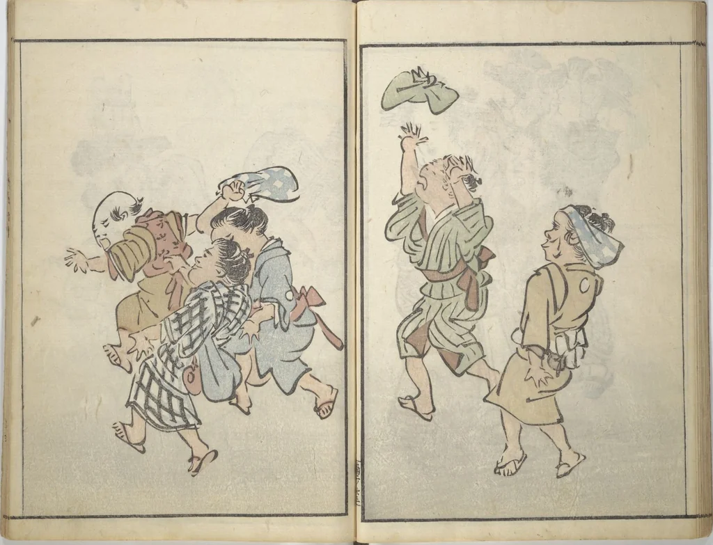 An illustration from The Nantei Picture Album, Supplementary Volume (Nantei gafu kōhen) : [volume 4], 1826, leaf 27