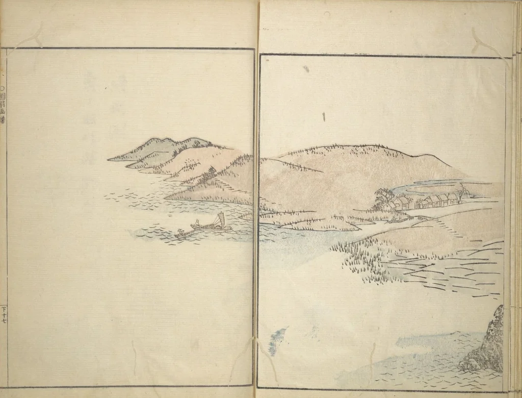 An illustration from Picture Album by Old Man Maruyama (En'ō gafu) : [volume 2], 1837, leaf 18