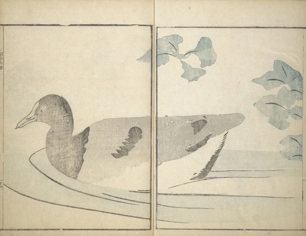 An illustration from Picture Album by Old Man Maruyama (En'ō gafu) : [volume 2], 1837, leaf 5