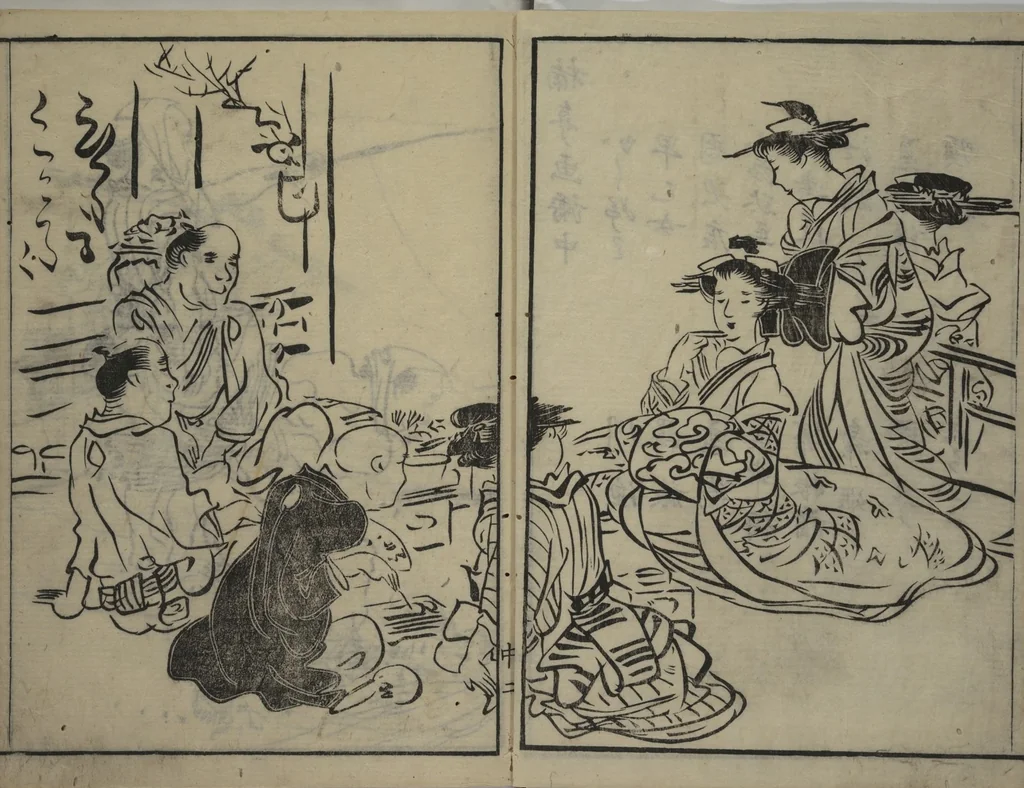 An illustration from The Nantei Picture Album, Supplementary Volume (Nantei gafu) : [volume 2], 1804, leaf 3