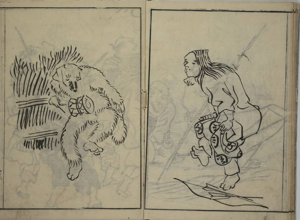 An illustration from The Nantei Picture Album, Supplementary Volume (Nantei gafu) : [volume 3], 1804, leaf 16