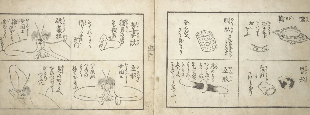 An illustration from Love Poses in the Narabi Hills (Nure sugata narabi no oka) : [volume 2], leaf 5