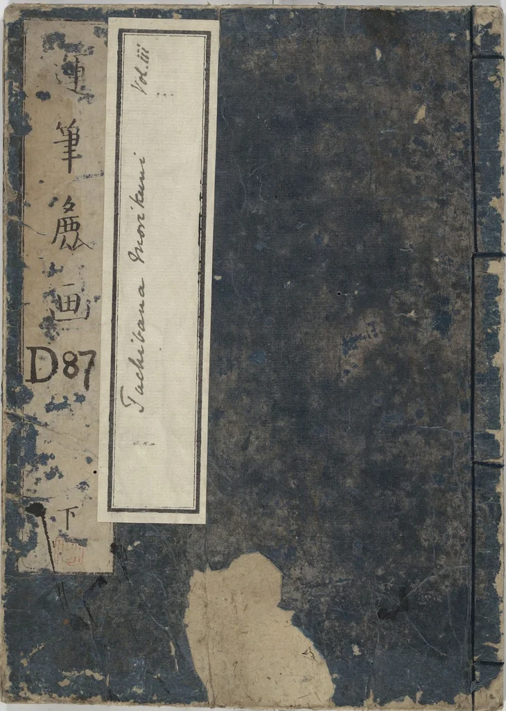 An illustration from The Moving Brush in "Rough" Painting (Unpitsu soga) : [volume 3], 1749, leaf 1