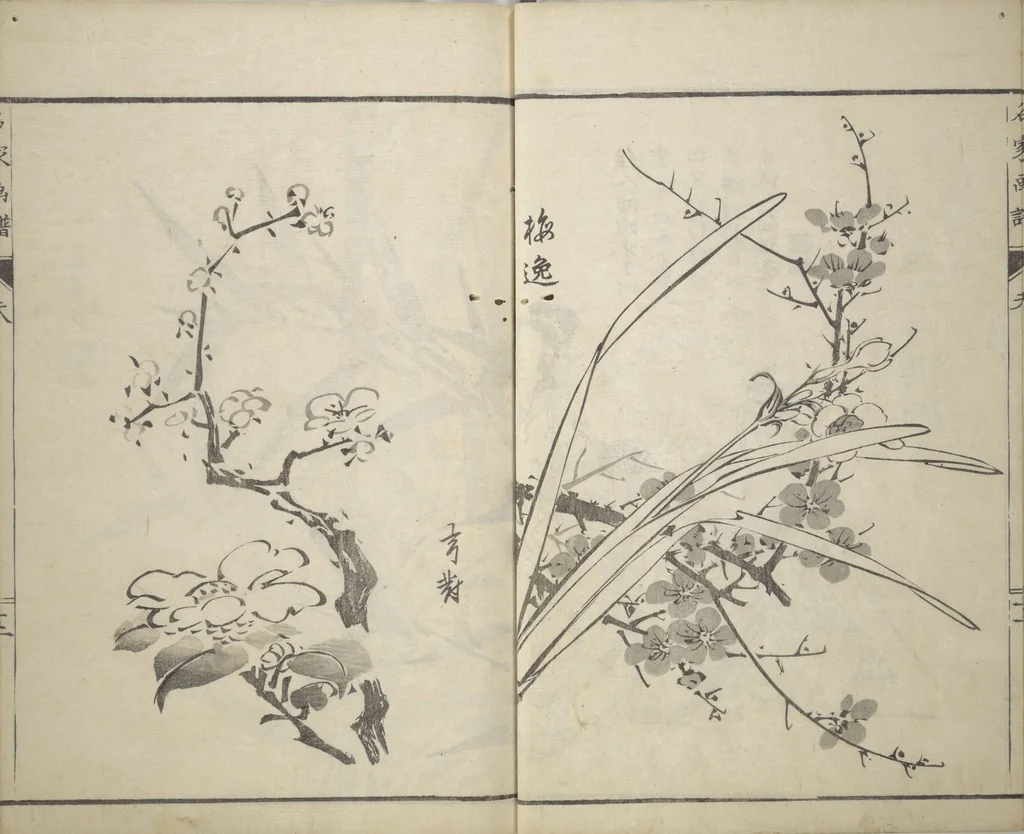 An illustration from Pictures by Famous Artists (Meika gafu) : [volume 1], 1812, leaf 17