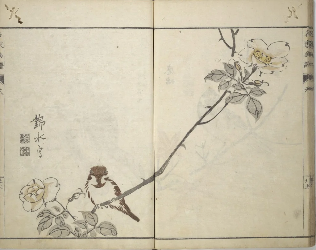 An illustration from Pictures by Famous Artists (Meika gafu) : [volume 1], 1812, leaf 31