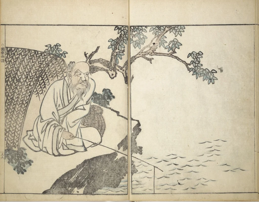 An illustration from Picture Album by Old Man Maruyama (En'ō gafu) : [volume 1], 1837, leaf 9