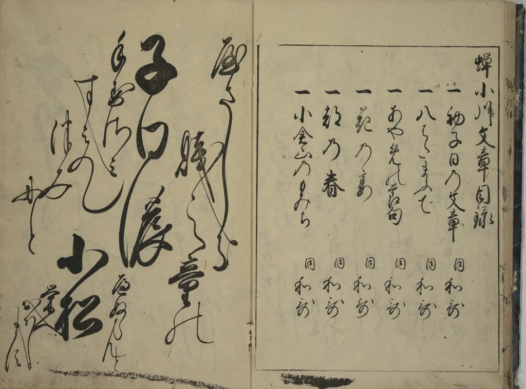 An illustration from The Cicada Stream (Semi no Ogawa) : [volume 1], 1733, leaf 13