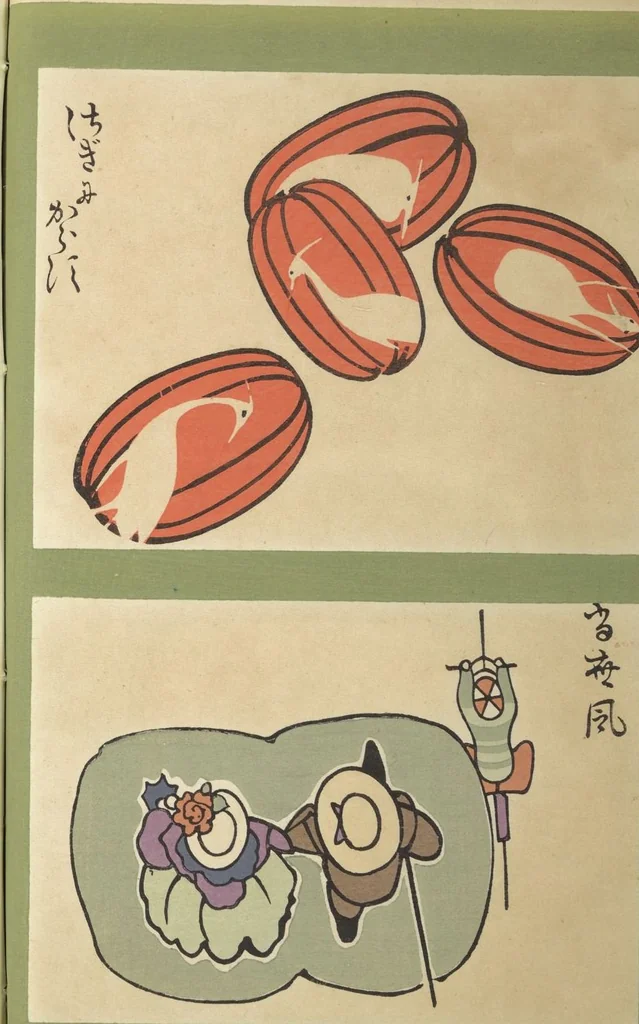 An illustration from Ōyō Sketchbook (Ōyō manga) : [volume 1], 1903, leaf 19