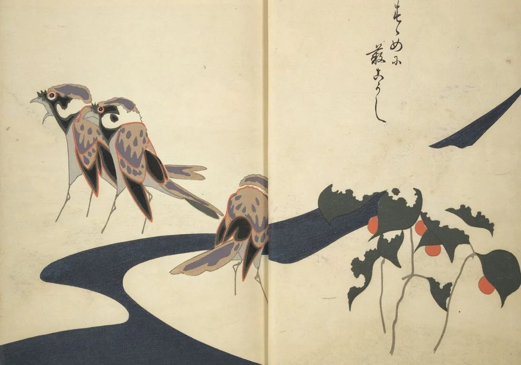 An illustration from Ōyō Sketchbook (Ōyō manga) : [volume 1], 1903, leaf 8