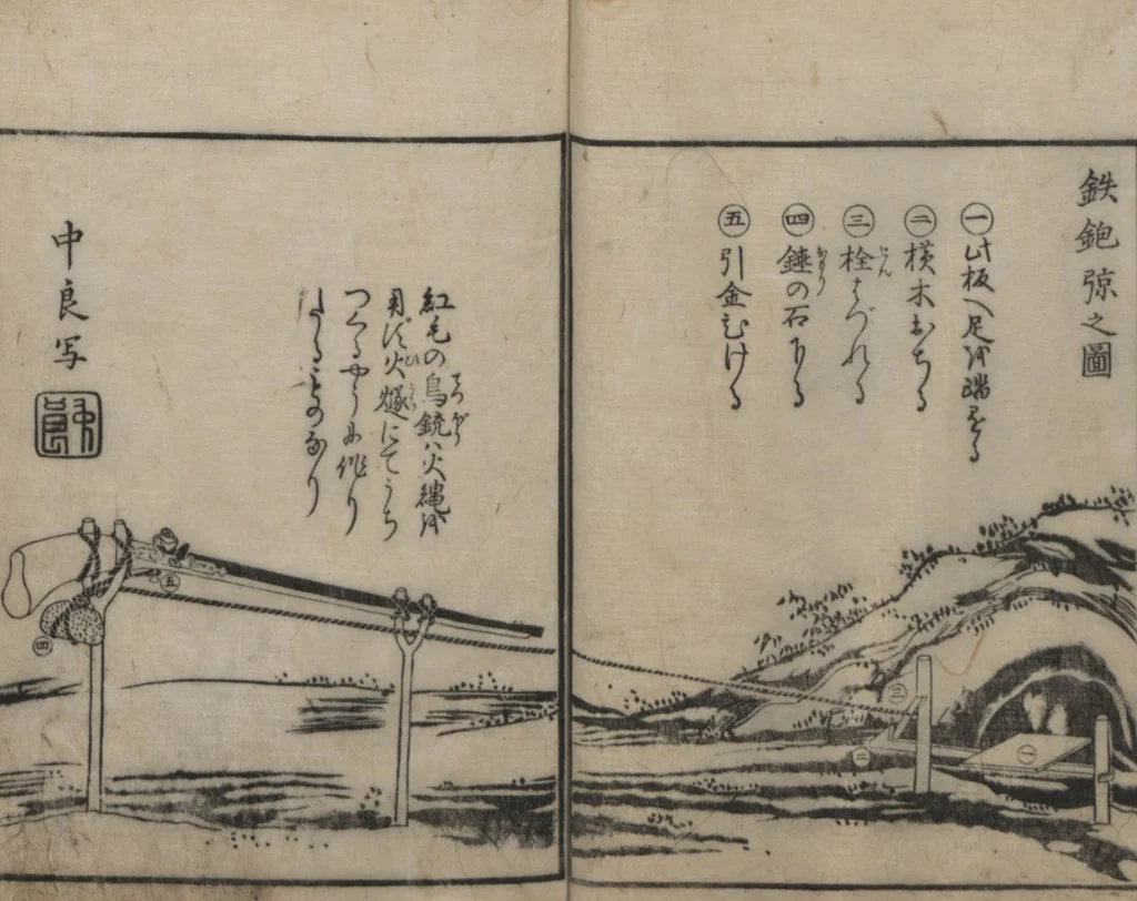 An illustration from Encyclopedia of Western Art (Kōmō zatsuwa 紅毛雑話) : [volume 2], 1787, leaf 17