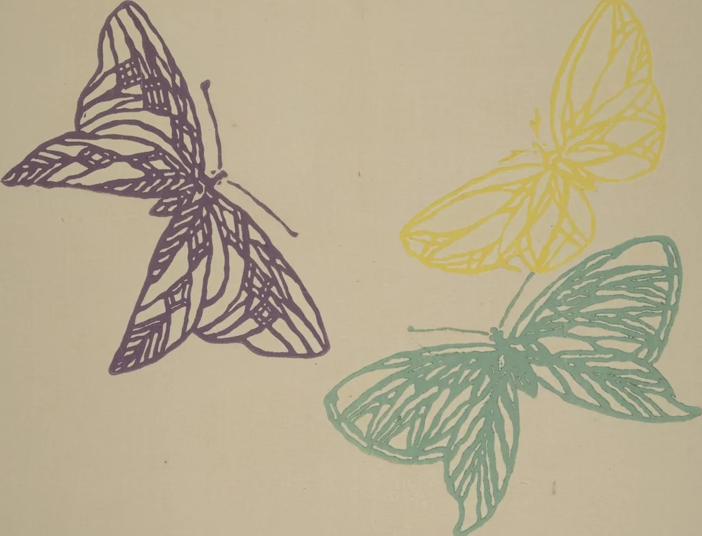 An illustration from A Thousand Butterflies (Chō senshu) : [volume 1], 1903, leaf 23