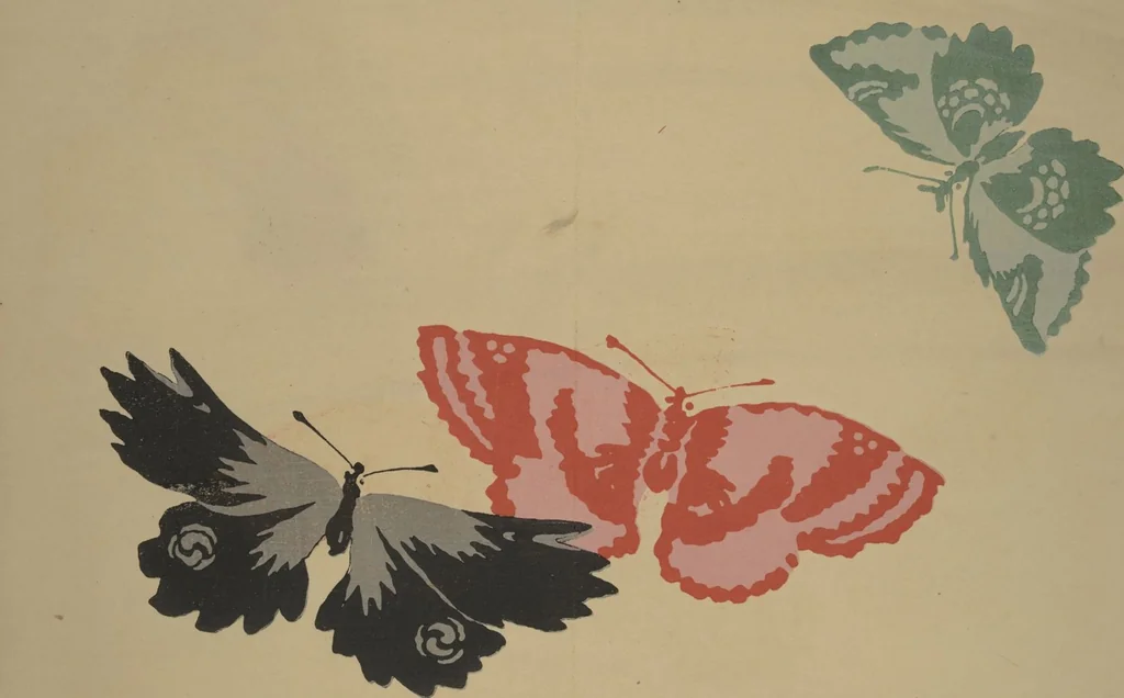 An illustration from A Thousand Butterflies (Chō senshu) : [volume 1], 1903, leaf 30