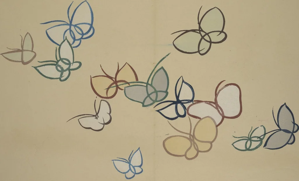 An illustration from A Thousand Butterflies (Chō senshu) : [volume 2], 1903, leaf 18