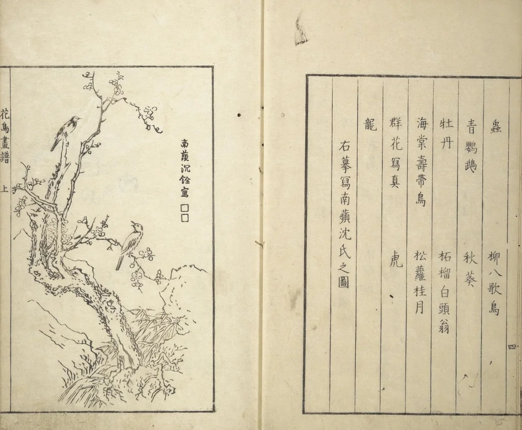 An illustration from Sō Shiseki Picture Album (Sō Shiseki gafu) : [volume 1], 1765, leaf 8