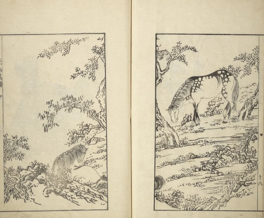 An illustration from Sō Shiseki Picture Album (Sō Shiseki gafu) : [volume 2], 1765, leaf 19