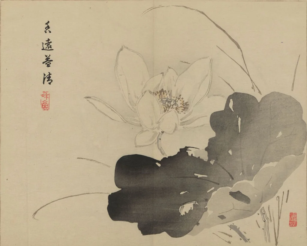 An illustration from Tansei Ippan (Tansei ippan 丹青一斑) : [volume 3 of five], 1896, leaf 6