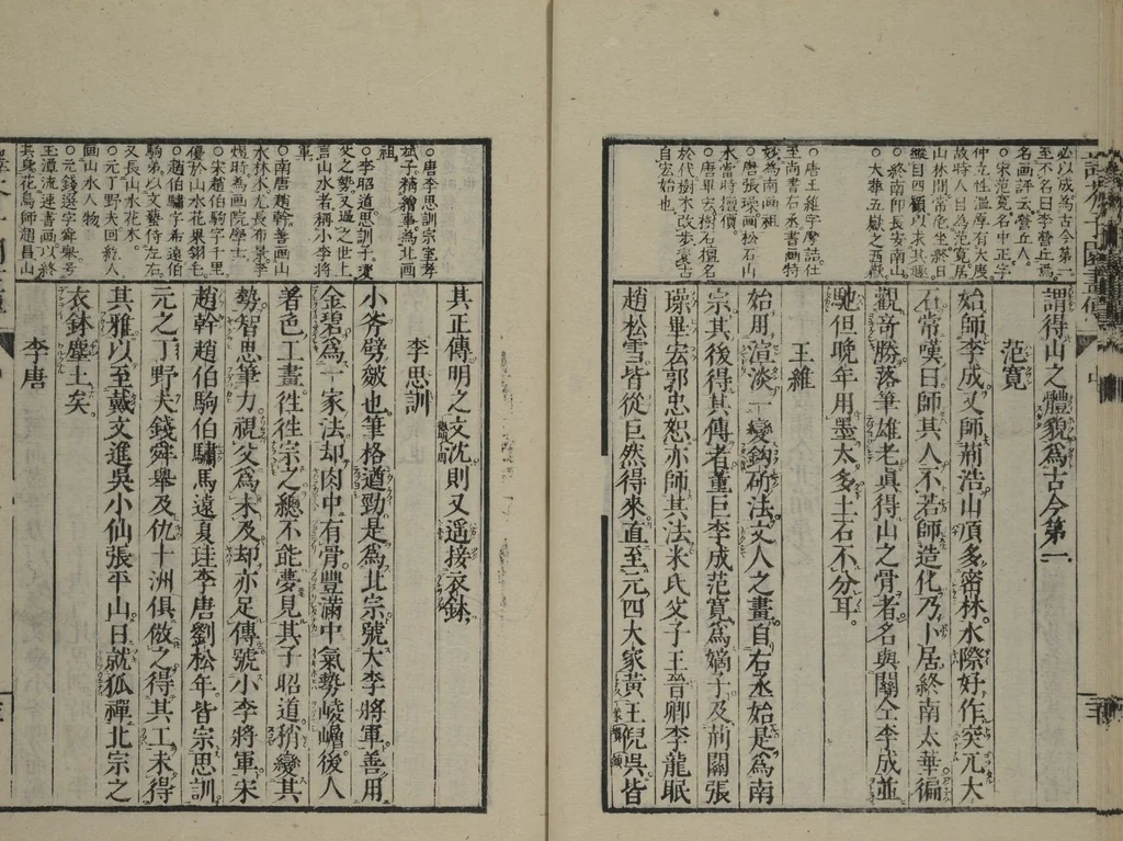 An illustration from The Mustard Seed Garden Painting Manual (Yakubon Kaishien gaden) : [volume 3], 1817, leaf 25