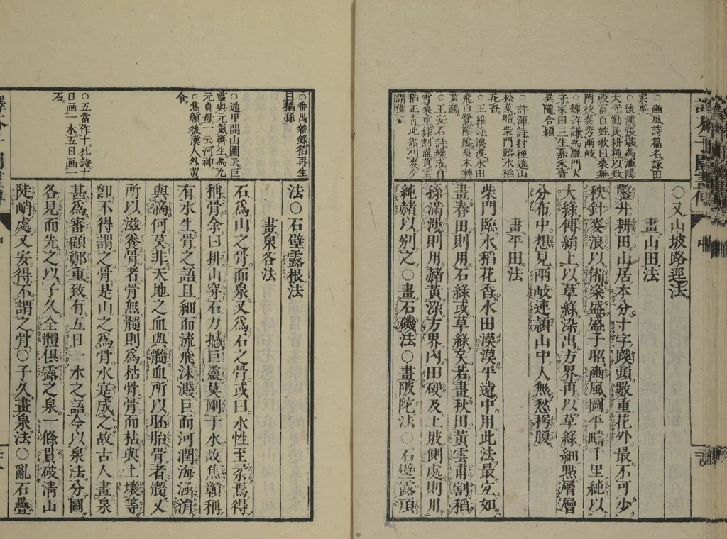 An illustration from The Mustard Seed Garden Painting Manual (Yakubon Kaishien gaden) : [volume 3], 1817, leaf 31
