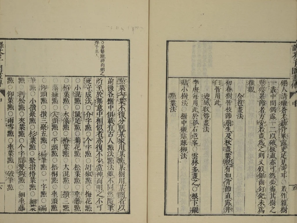 An illustration from The Mustard Seed Garden Painting Manual (Yakubon Kaishien gaden) : [volume 3], 1817, leaf 9
