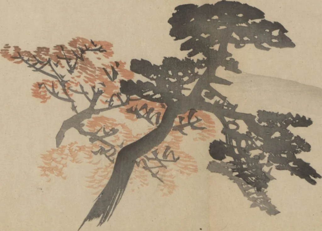 An illustration from Shūga Hyakudai (Shūga hyakudai 習画百題) : [volume 3 of five], 1898, leaf 13