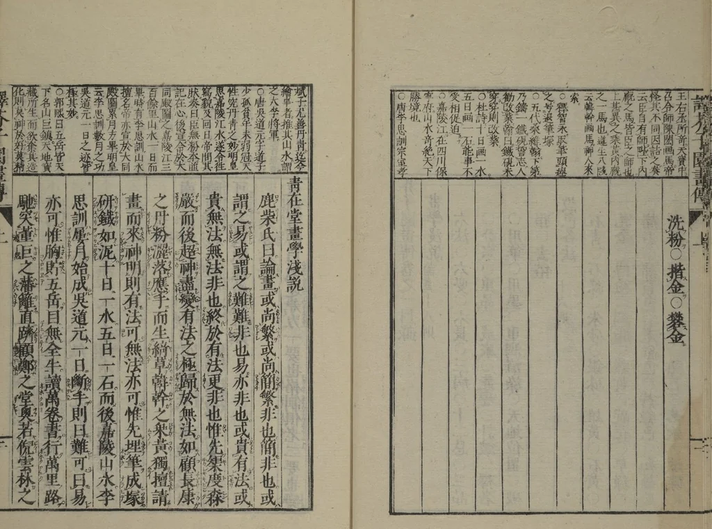 An illustration from The Mustard Seed Garden Painting Manual (Yakubon Kaishien gaden) : [volume 1], 1817, leaf 11