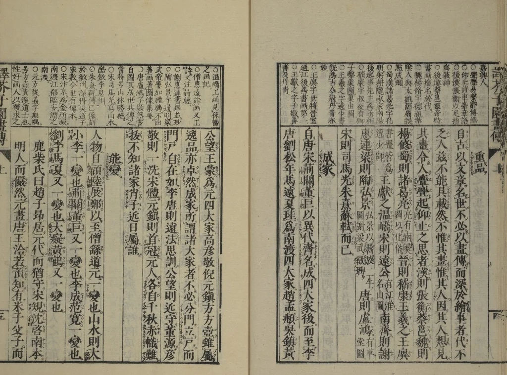 An illustration from The Mustard Seed Garden Painting Manual (Yakubon Kaishien gaden) : [volume 1], 1817, leaf 14