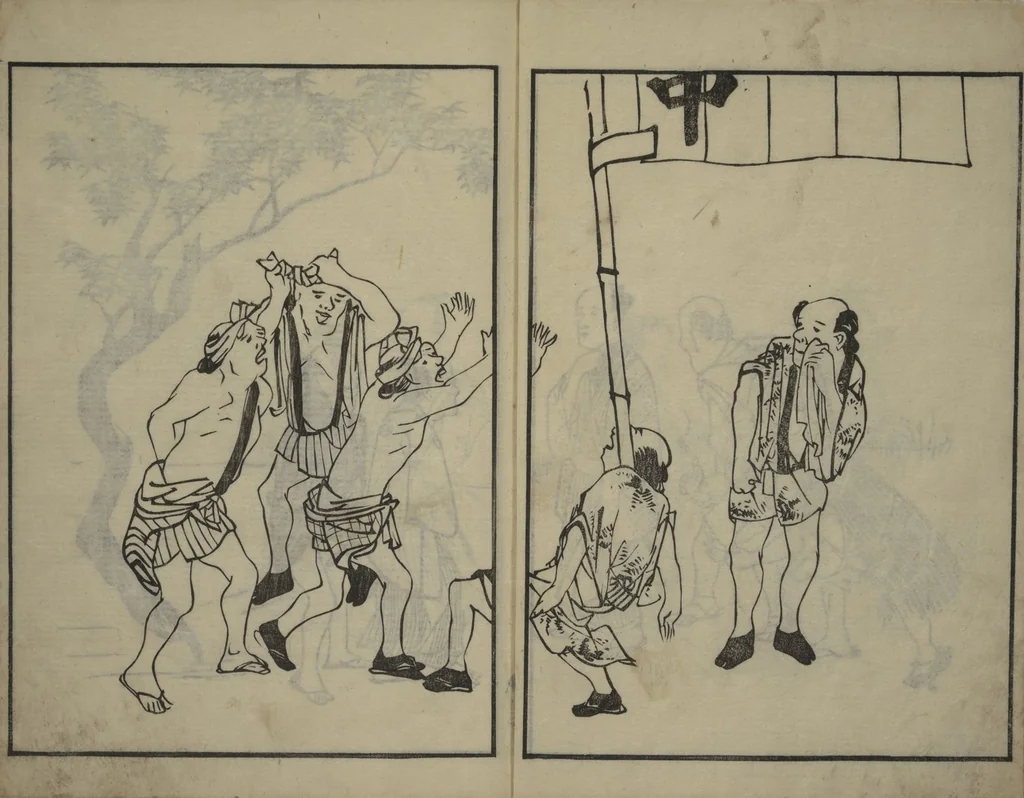 An illustration from People of Yamato (Japan) Picture Album (Yamato jinbutsu gafu) : [volume 2], 1799, leaf 4