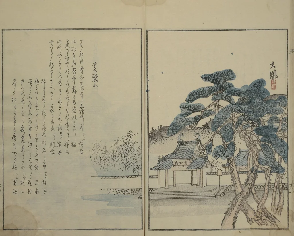 An illustration from Gathering of the Jewels (Tama hiroi) : [volume 1], 1861, leaf 30