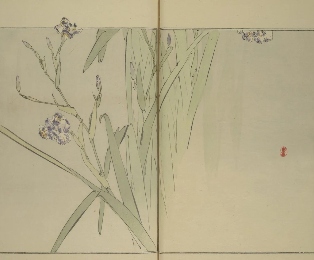 An illustration from Picture Album of Birds and Flowers (Seitei Kachō gafu) : [volume 3], 1891, leaf 11