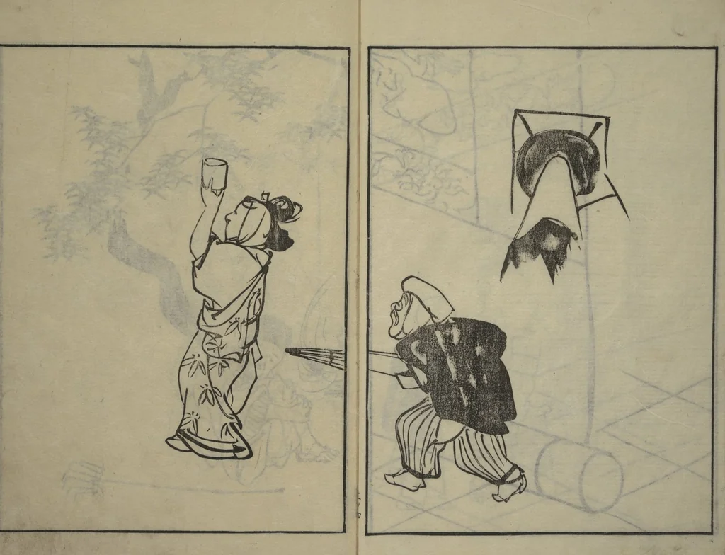 An illustration from People of Yamato (Japan) Picture Album (Yamato jinbutsu gafu) : [volume 1], 1800, leaf 11