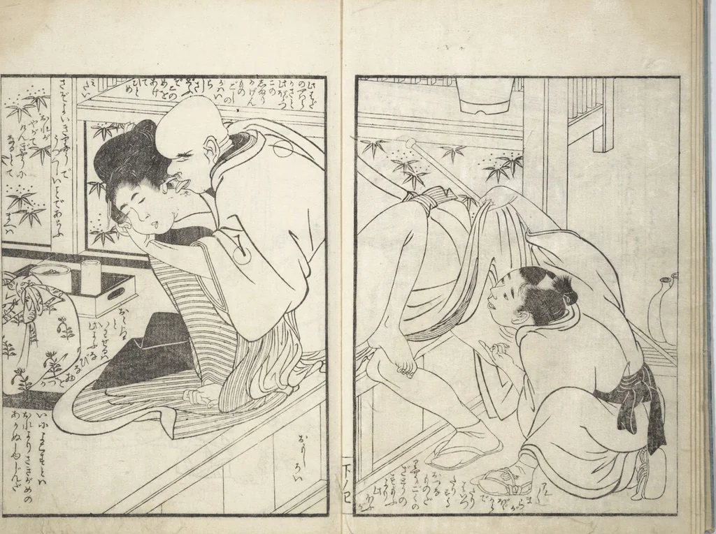 An illustration from Picture Book of the Hitachi Obi (Enpon futahashira) : [volume 3], 1803, leaf 6